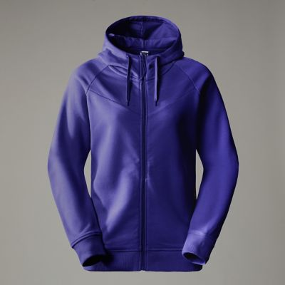 The North Face Women&#39;s Zuum Full-zip Fleece Hoodie Lapis Blue Size M