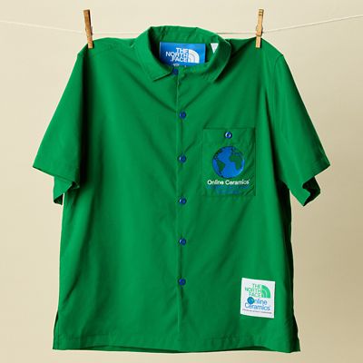 The North Face Tnf X Online Ceramics Shirt Mit Druckknöpfen Vorne Arden Green Größe XL Herren