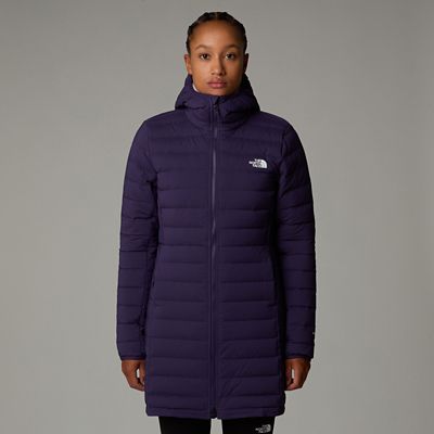 The North Face Women&#39;s Belleview Stretch Down Parka Eternal Purple Size L