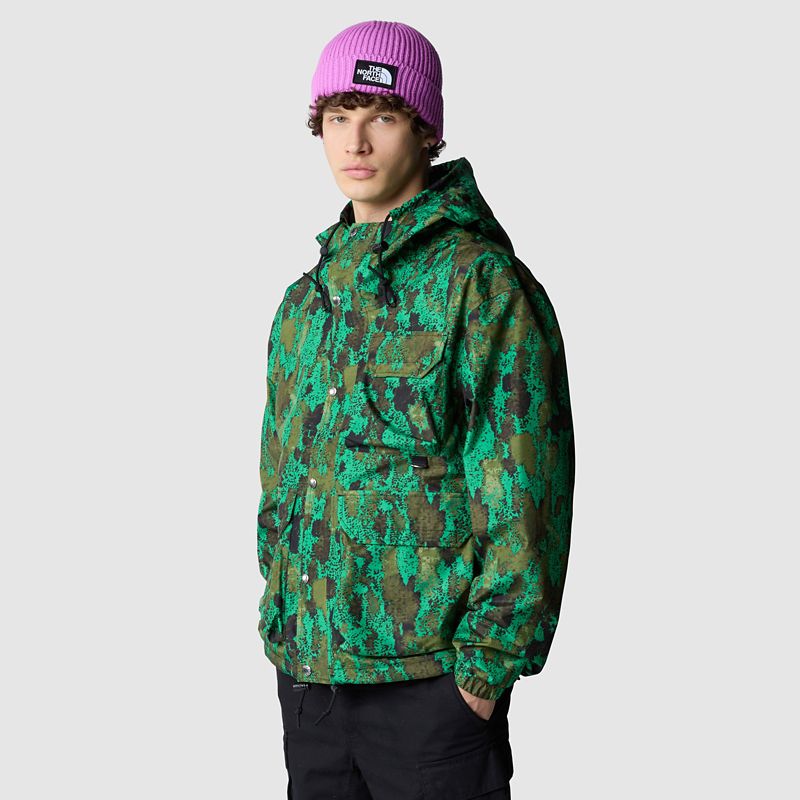 The North Face Men's M66 Utility Rain Jacket Optic Emerald Generative Camo Print