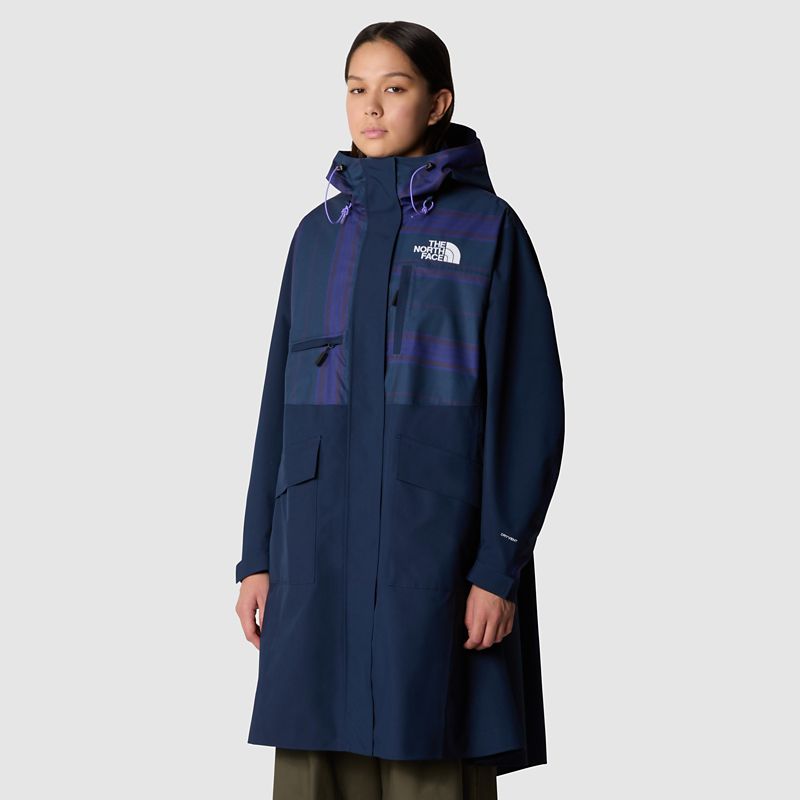 The North Face Women's D3 City Dryvent™ Long Jacket Summit Navy