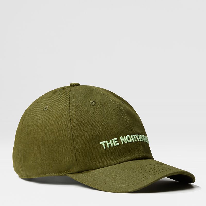 The North Face Gorra Amplia Norm Forest Olive-misty Sage-horizontal Logo 