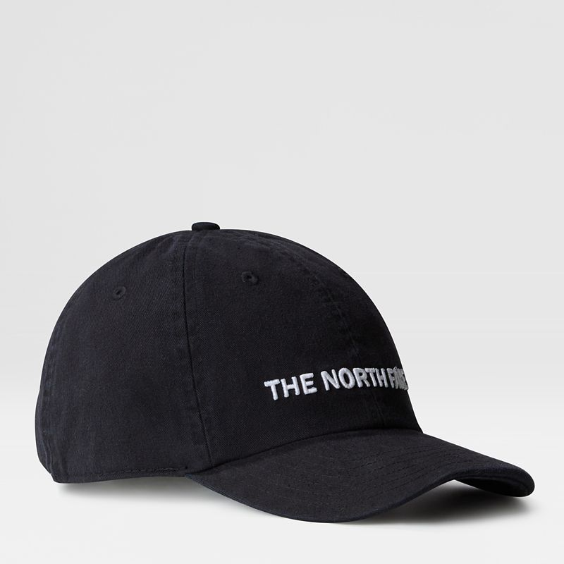 The North Face Gorra Amplia Norm Tnf Black-washed-horizontal Logo 