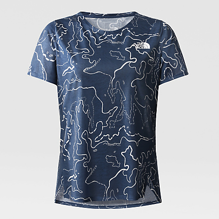 Sunriser-T-shirt met korte mouwen en print voor dames | The North Face