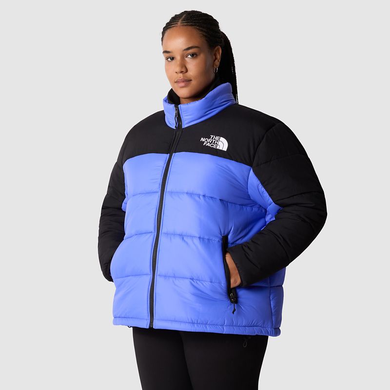 The North Face Women's Plus- Himalayan Insulated Jacket Solar Blue-tnf Black