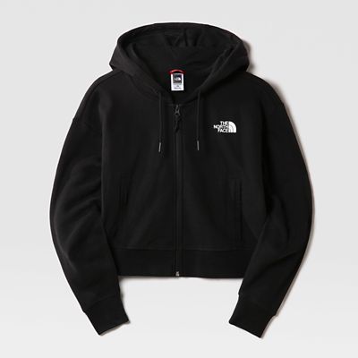 The North Face Women&#39;s Icon Cropped Full-Zip Hoodie. 1