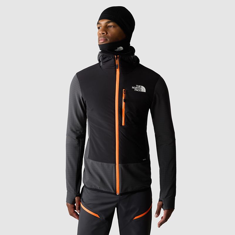 The North Face Men's Dawn Turn Hybrid Ventrix™ Midlayer Jacket Asphalt Grey-tnf Black-shocking Orange