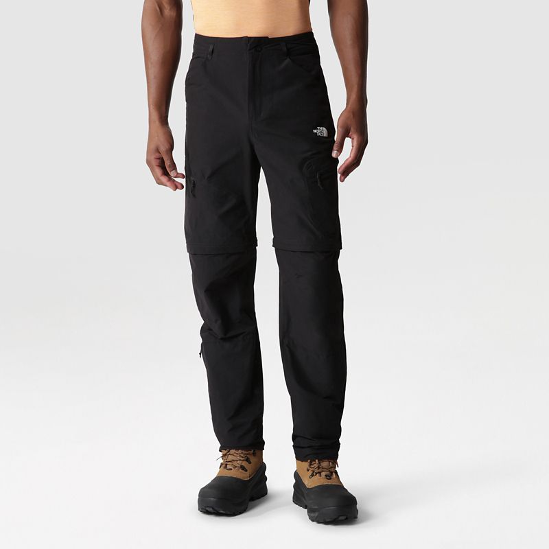 The North Face Men's Exploration Convertible Tapered Trousers Tnf Black