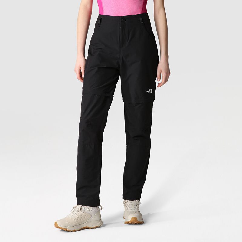 The North Face Women's Exploration Convertible  Straight Trousers Tnf Black