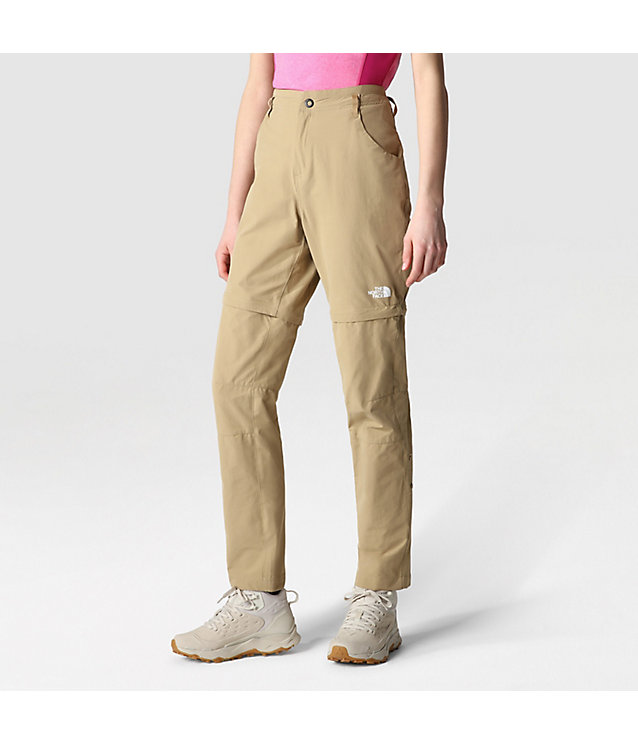 Pantaloni convertibili Exploration vestibilità Regular dritta da donna