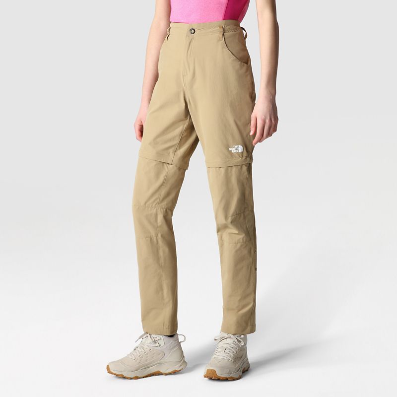 The North Face Women's Exploration Convertible  Straight Trousers Kelp Tan