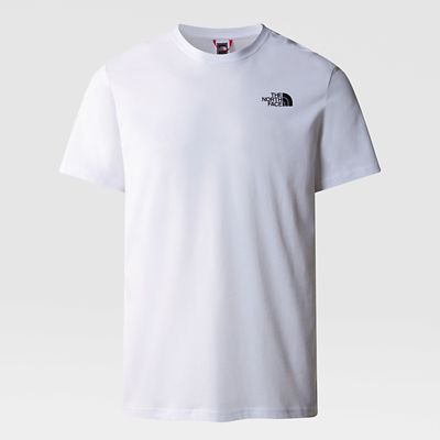 The North Face Mountain Outline T-shirt Für Herren Tnf White-tnf Black Größe S Herren