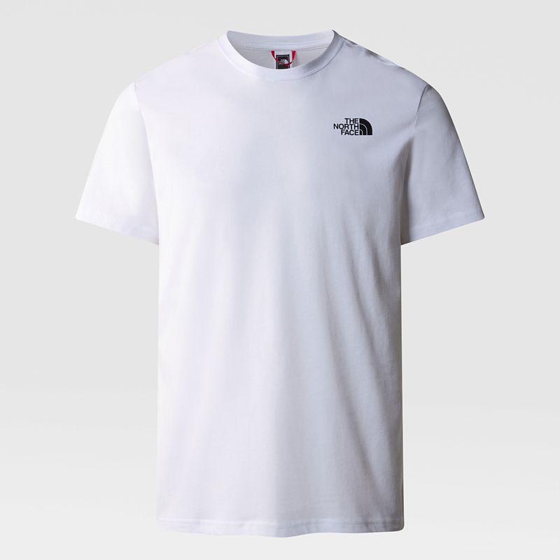 The North Face Men's Mountain Outline T-shirt Tnf White-tnf Black