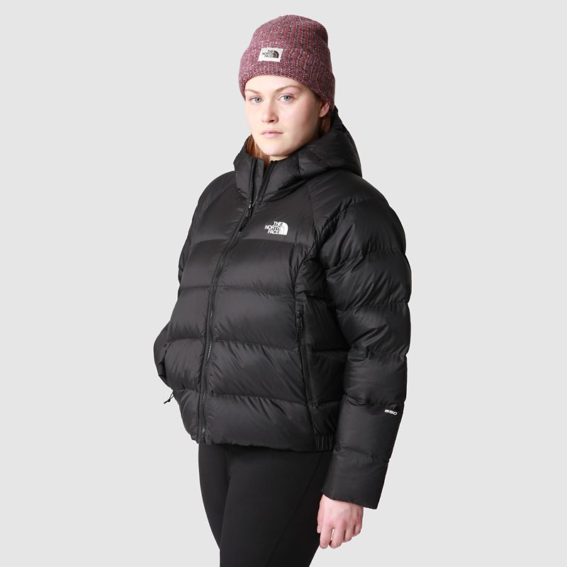 The North Face Women's Plus- Hyalite Down Hooded Jacket Tnf Black
