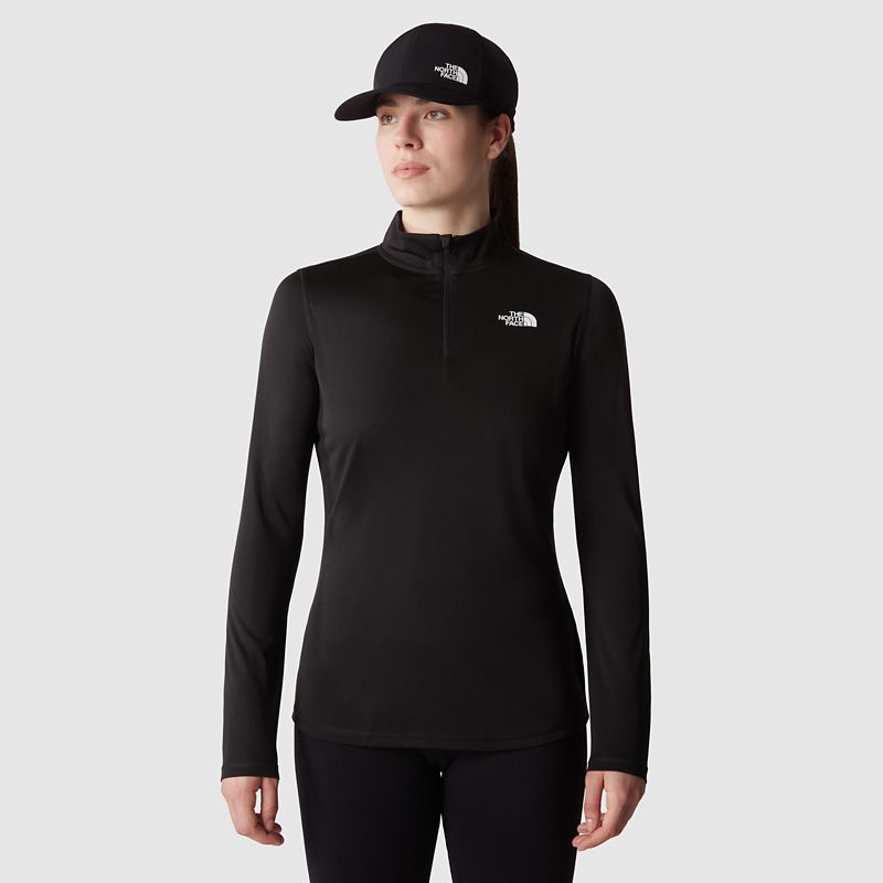 The North Face Women's Flex 1/4 Zip Long-sleeve Top Tnf Black