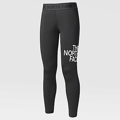 The North Face Flex Mid rise legging in black and green