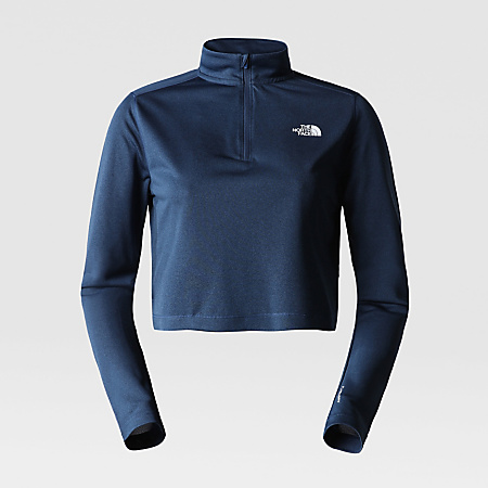 Women's Flex 1/4 Zip Long-Sleeve Cropped Top | The North Face
