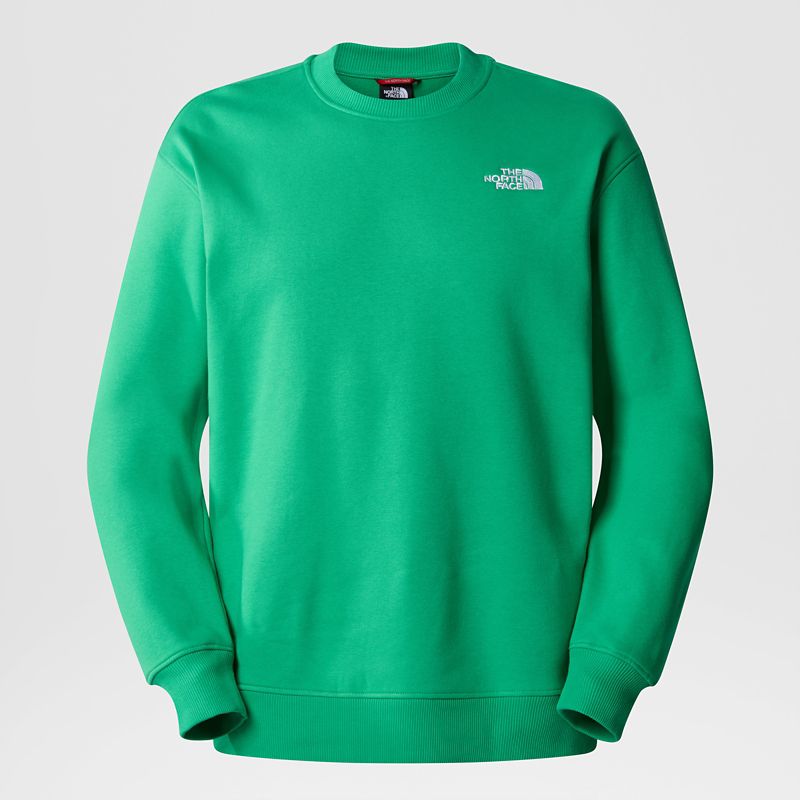 The North Face Essential Sweater Mit Rundhalsausschnitt Für Herren Optic Emerald 