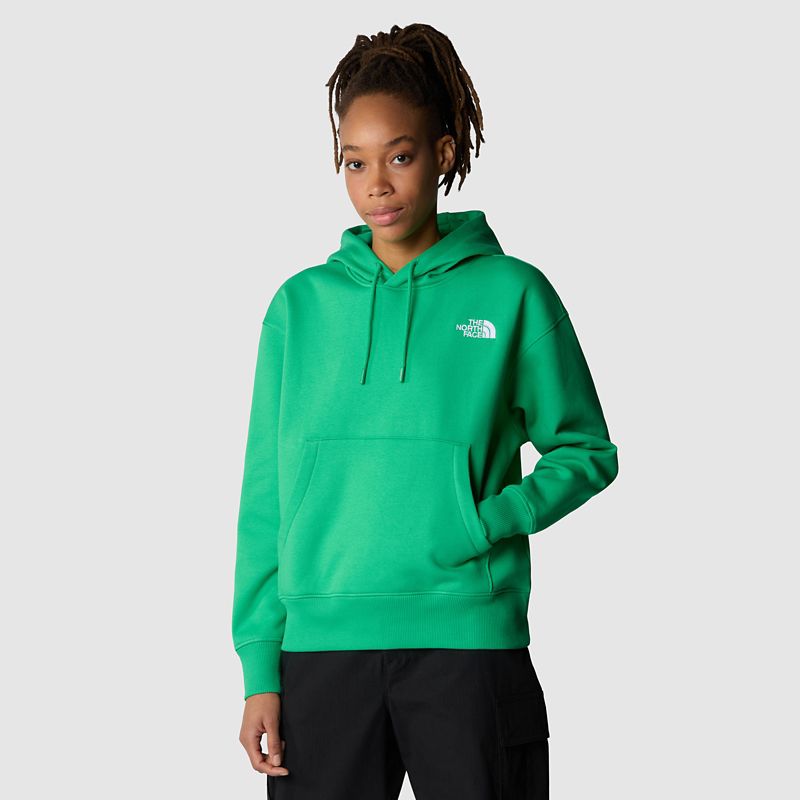 The North Face Women's Essential Hoodie Optic Emerald