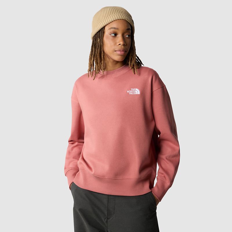 The North Face Women's Essential Crew Neck Sweater Light Mahogany