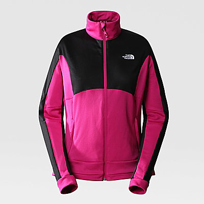 Women's Athletic Outdoor Circular Full-Zip Midlayer Jacket