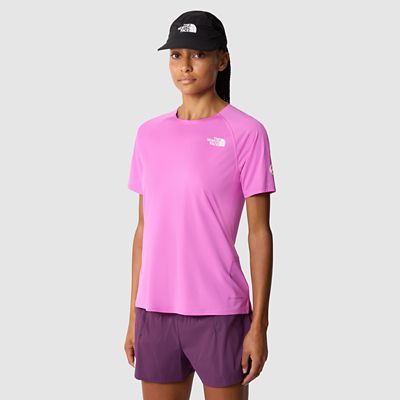 The North Face Summit High Trail Run T-shirt Für Damen Violet Crocus Größe XS Damen