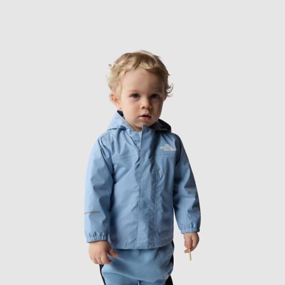 the north face veste imperméable antora pour bébé steel blue taille 6-12 mois