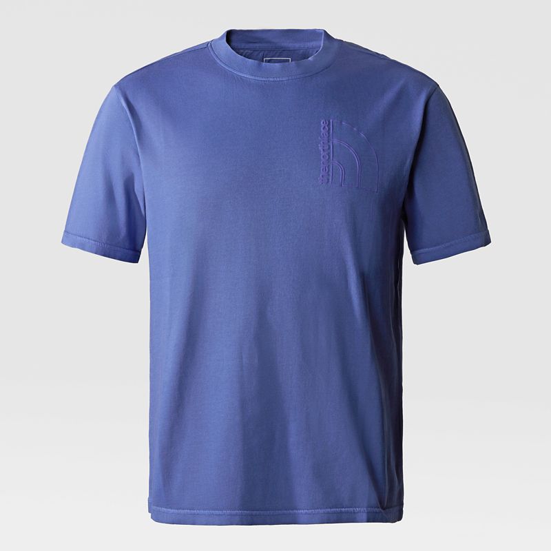 The North Face Men's Garment Dye T-shirt Cave Blue-cave Blue