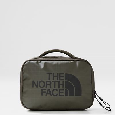 the north face trousse de toilette base camp voyager new taupe green-tnf black taille taille unique