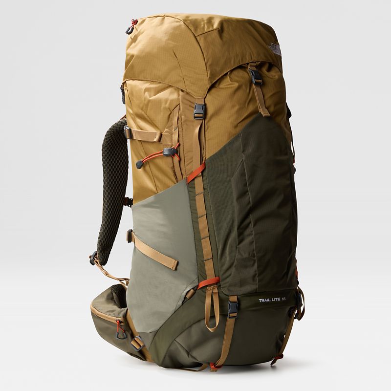 The North Face Trail Lite 65-liter-rucksack Utility Brown-new Taupe Green 