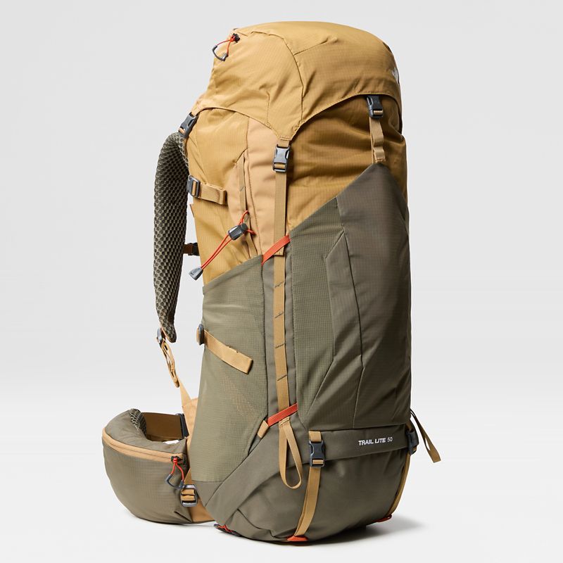 The North Face Mochila Trail Lite 50 Litros Utility Brown-new Taupe Green 
