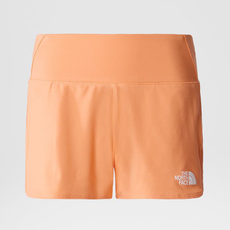 The North Face Girls' Amphibious Knit Shorts Dusty Coral Orange