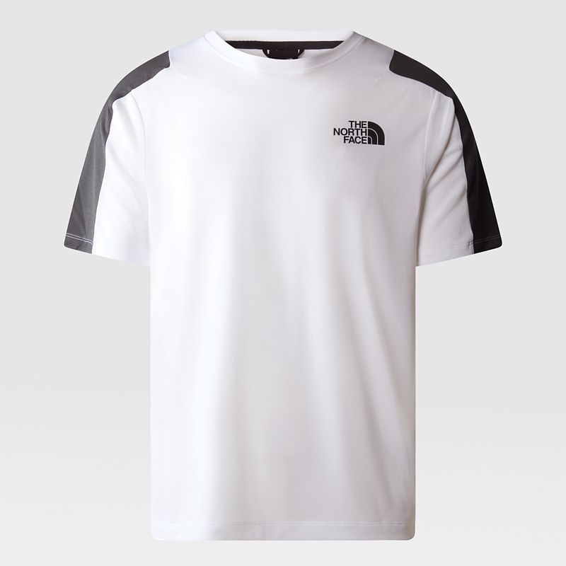 The North Face Men's Mountain Athletics T-shirt Tnf White/asphalt Grey