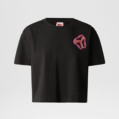 The North Face Women&#39;s Graphic Cropped T-Shirt. 1