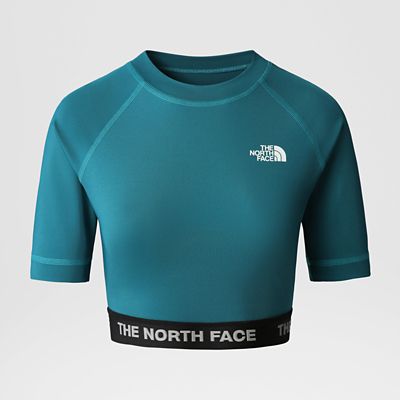 The North Face Women's Cropped Performance T-Shirt. 1