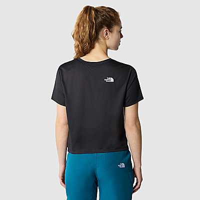 T-shirt curta Circular para mulher