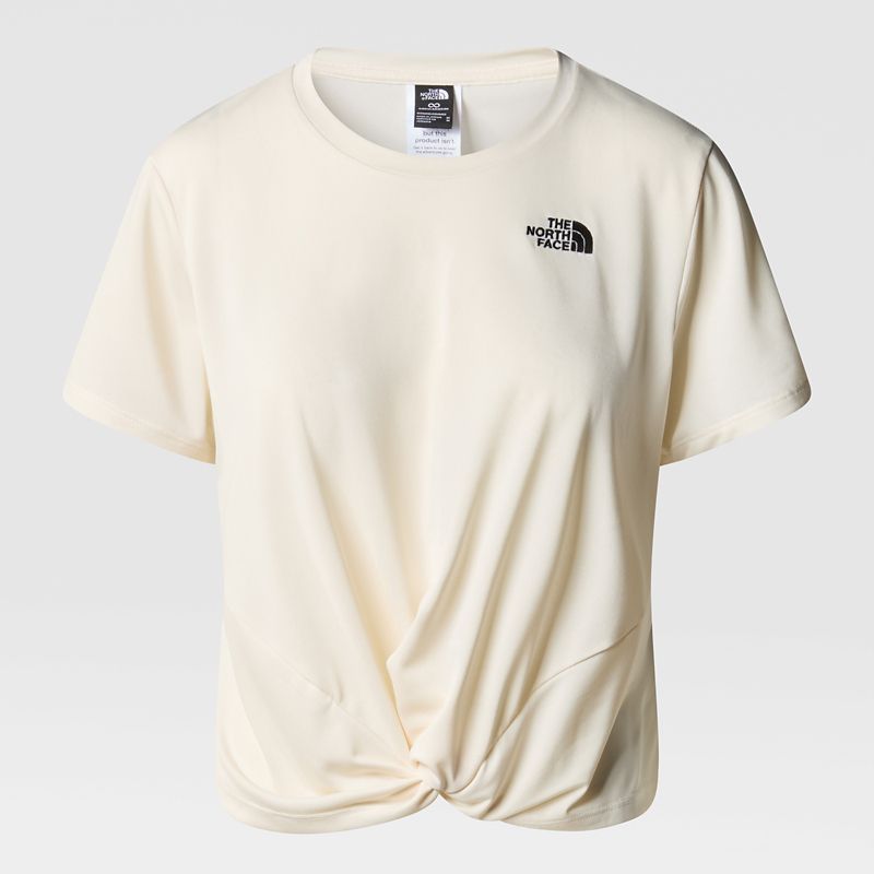 The North Face Camiseta Corta Circular Para Mujer White Dune 
