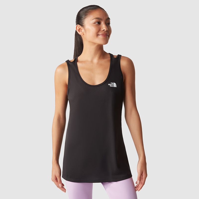 The North Face Top Sin Mangas Flex Para Mujer Tnf Black 