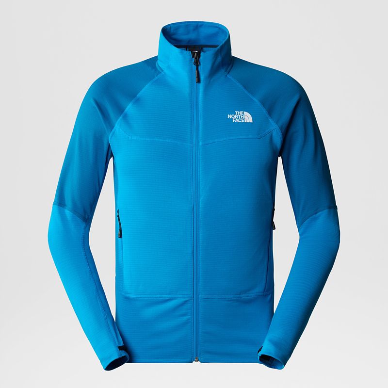 The North Face Men's Bolt Polartec® Power Grid™ Jacket Skyline Blue-adriatic Blue
