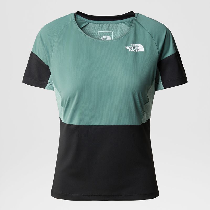 The North Face Women's Bolt Tech T-shirt Dark Sage/tnf Black