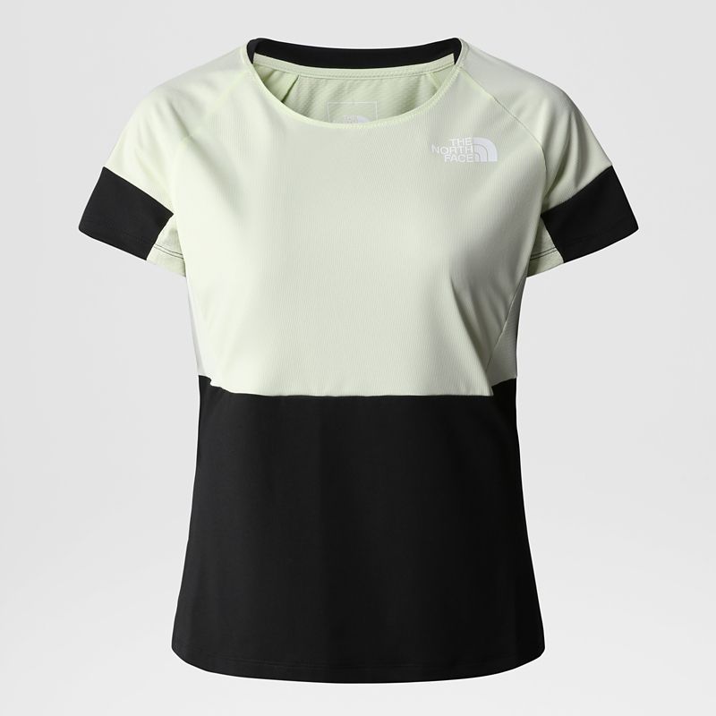 The North Face Bolt Tech T-shirt Für Damen Lime Cream-tnf Black 