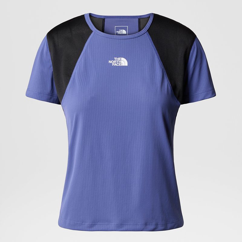 The North Face Women's Lightbright T-shirt Cave Blue-tnf Black