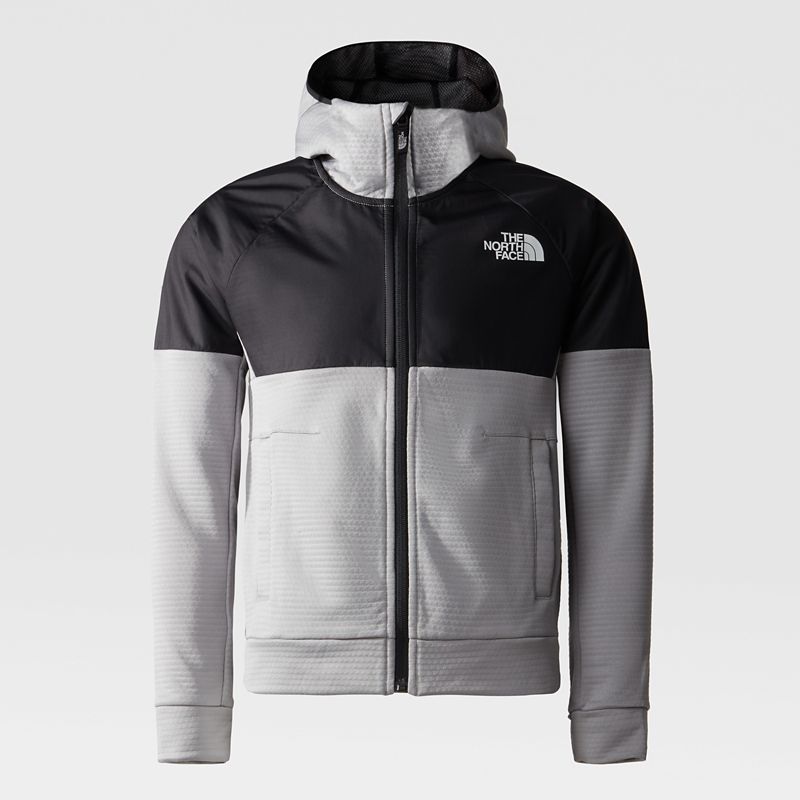 The North Face Boys' Mountain Athletics Full-zip Hoodie Meld Grey