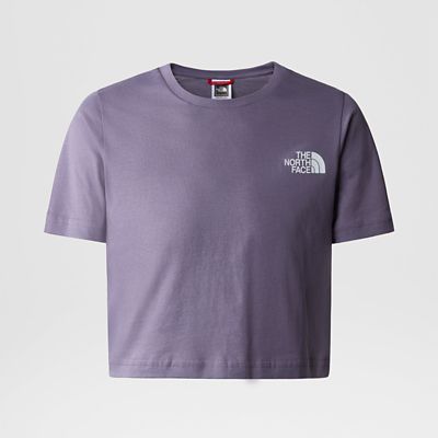 The North Face Girls&#39; Simple Dome Cropped T-Shirt. 1
