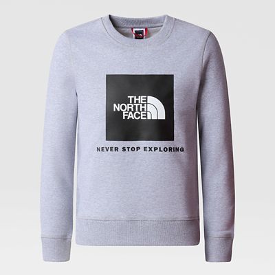 The North Face Redbox Sweater Für Jugendliche Tnf Light Grey Heather/tnf Black Größe XXL Damen