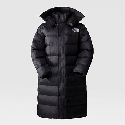 The North Face Women's Oversized Long Puffer Jacket. 1