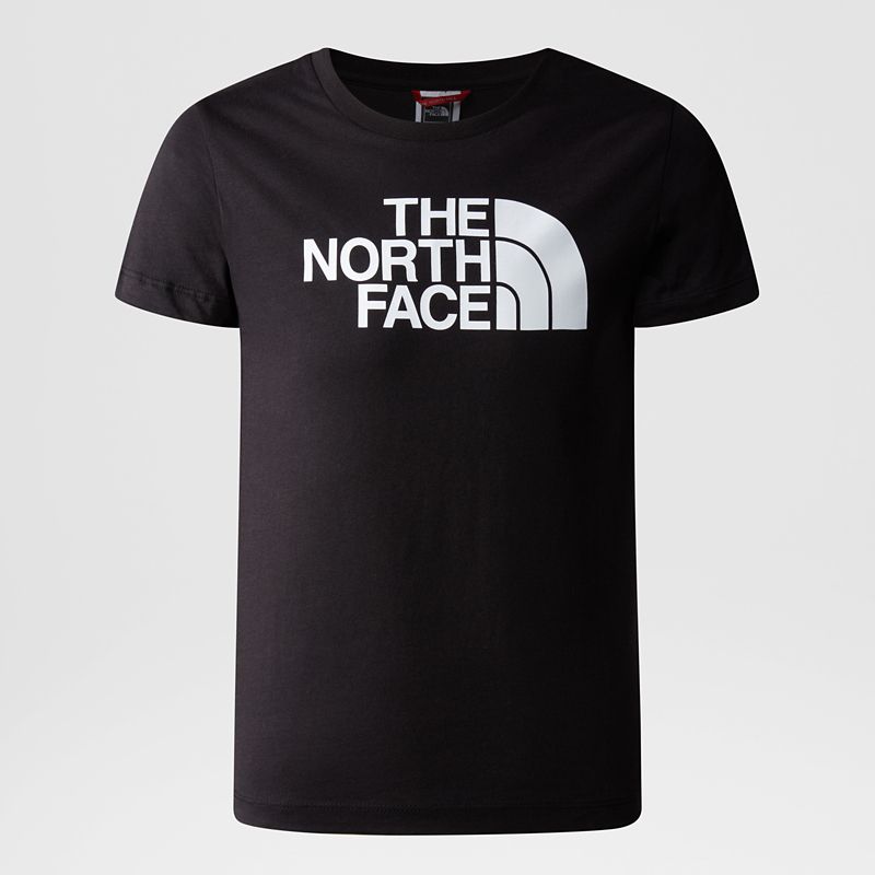 The North Face Boys' Easy T-shirt Tnf Black-tnf White