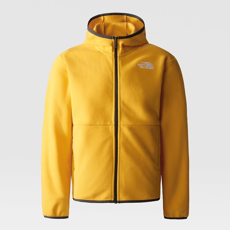 The North Face Teens' Glacier Full-zip Hooded Jacket Summit Gold