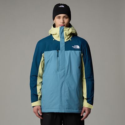 The North Face Men&#39;s Freedom Insulated Jacket Algae Blue-nettle-midnight Petrol Size M