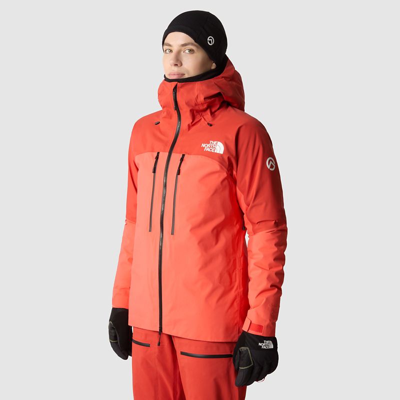 The North Face Summit Pumori Gore-tex® Pro Jacke Für Damen Radiant Orange-auburn Glaze 